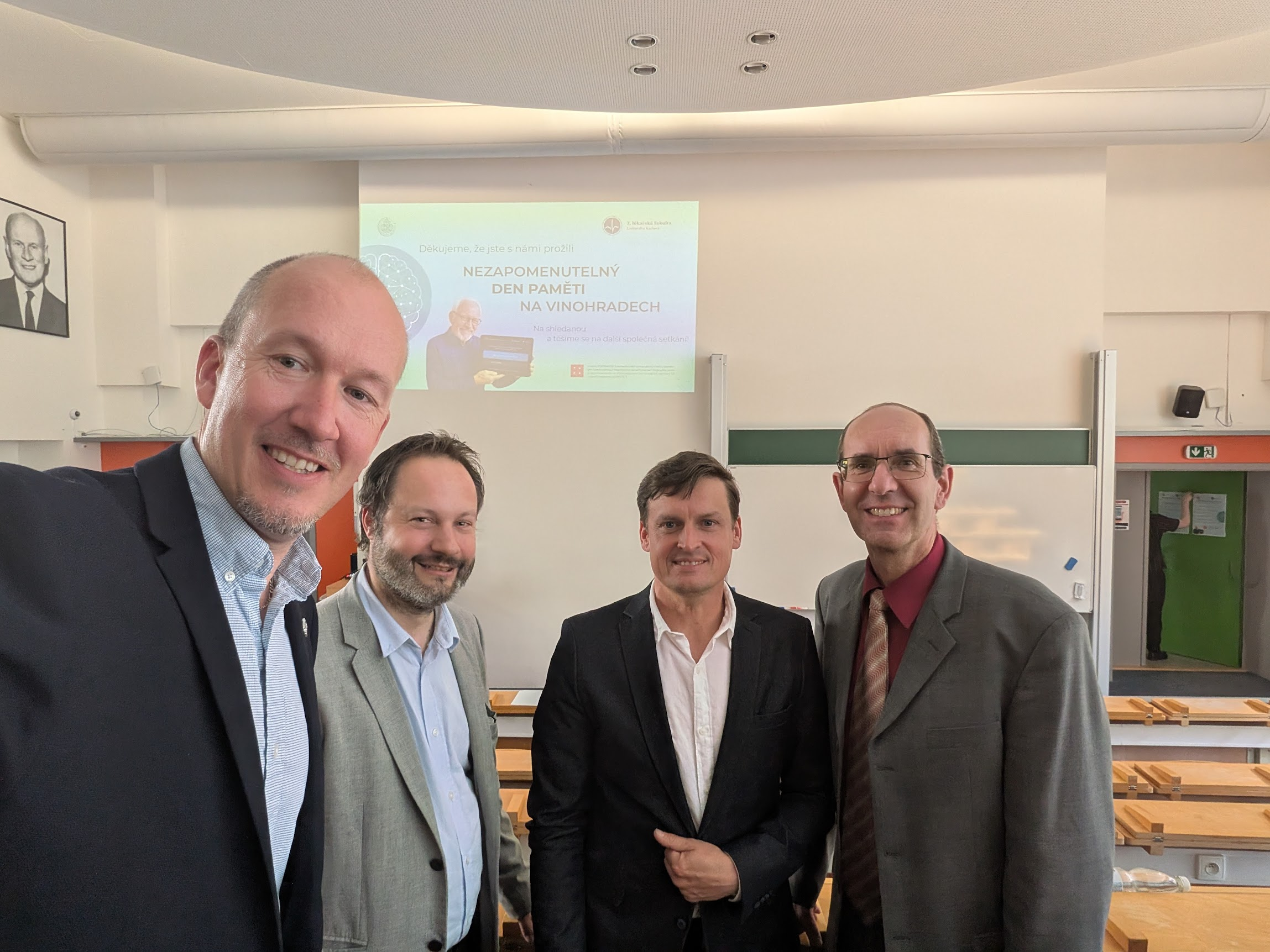 Jan Švec, Martin Víta, Luboš Šmídl and Aleš Bartoš from the DigiDiaDem project team